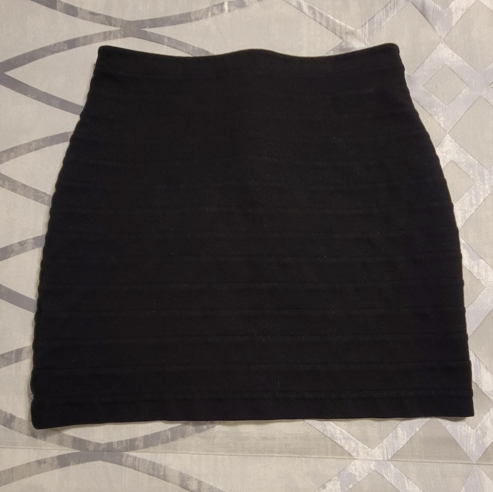 Express suede like Black skirt - Sz 8